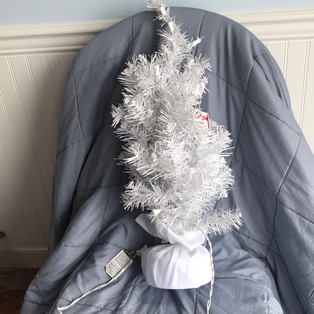 White light up Christmas tree, tag still on it. Never used